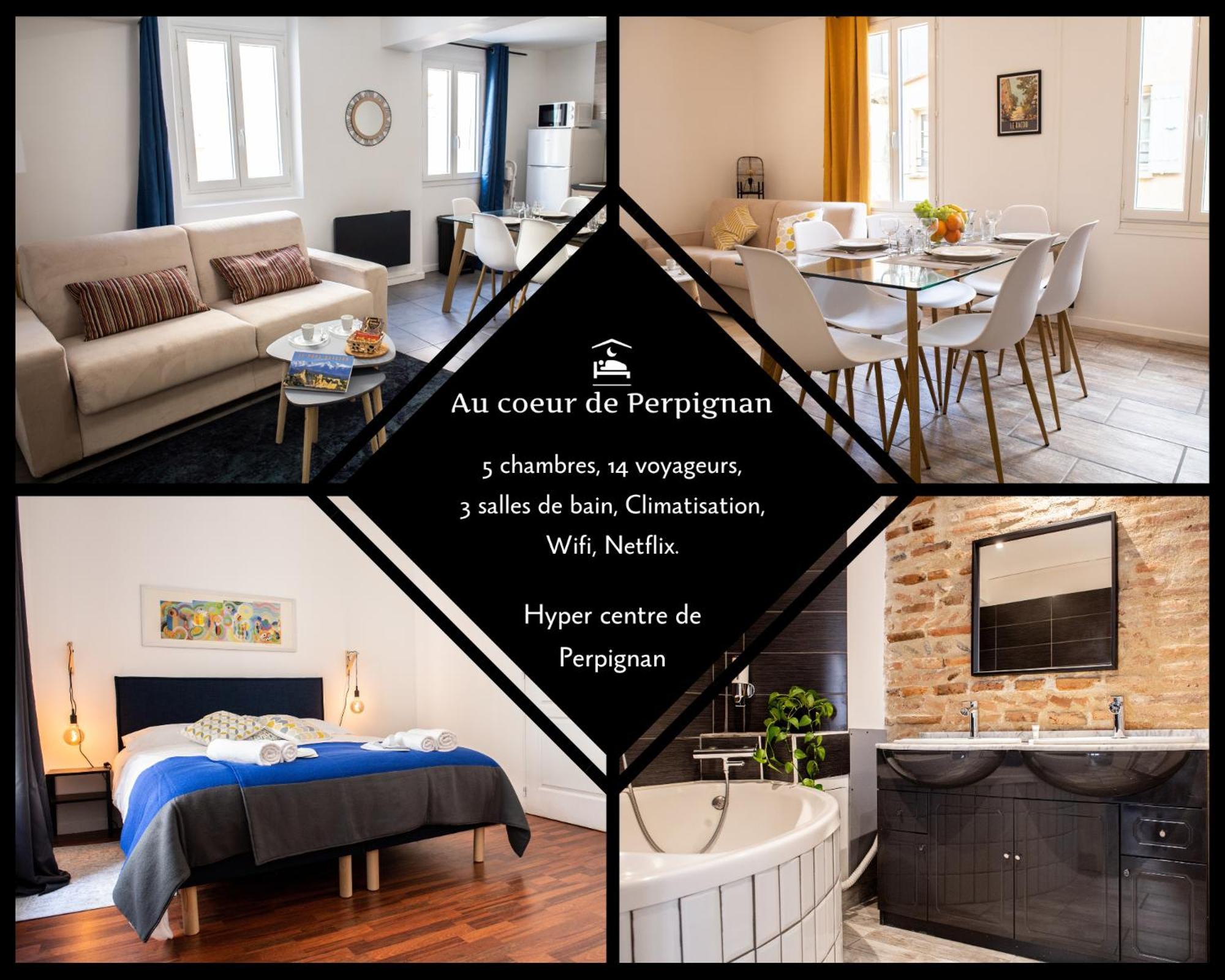 Au Coeur De Perpignan Lägenhet Exteriör bild